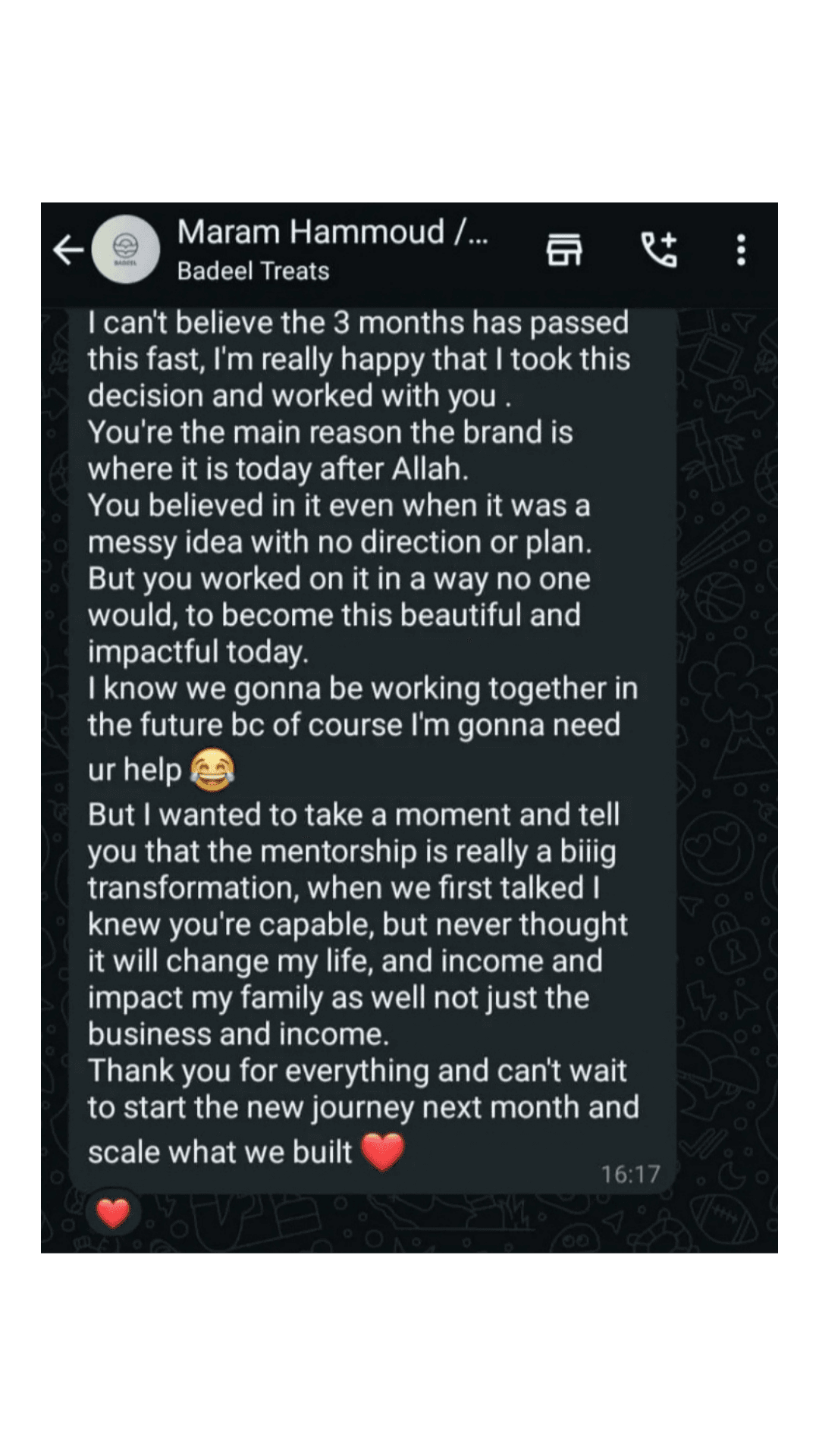Client testimonial 2
